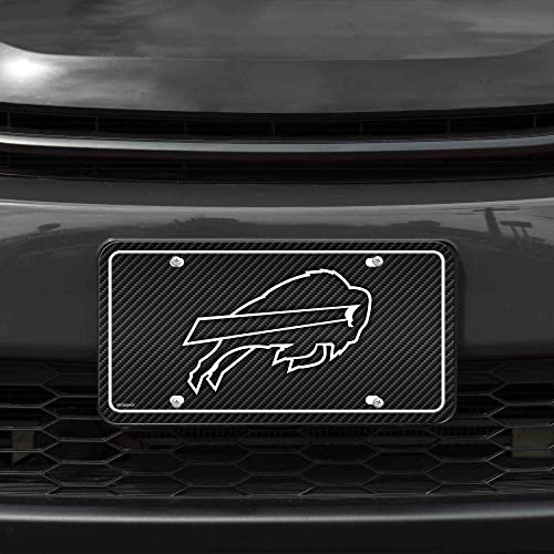 Durable Carbon Fiber Auto Tag - 12" x 6" License Plate for Cars & Trucks