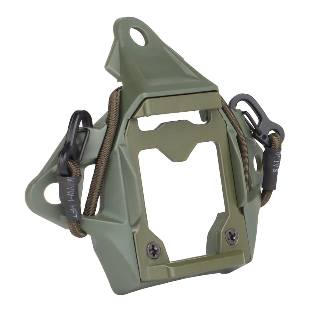 Tactical VAS Shroud NVG Helmet Mount Adapter Night Vision Device Bracket for Fast Tactical Airsoft Helmet Accessories (OD)