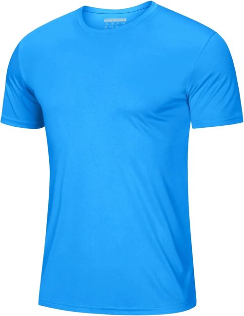 MAGCOMSEN Men's UPF 50+ Quick-Dry Athletic T-Shirt | Performance Running & Swim Tee