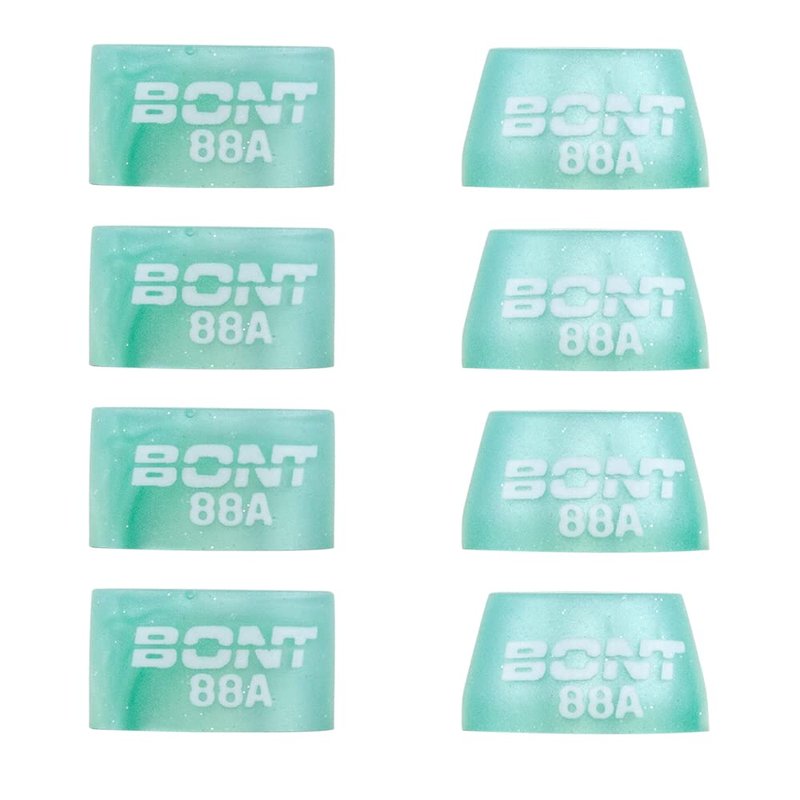 Bont Roller Skates - Roller Skating 88A Replacement Cushions - Cone and Bottom Barrel Bushings - Quad Skate Derby Plate Figure Speed (Cherry Blossom Pink)