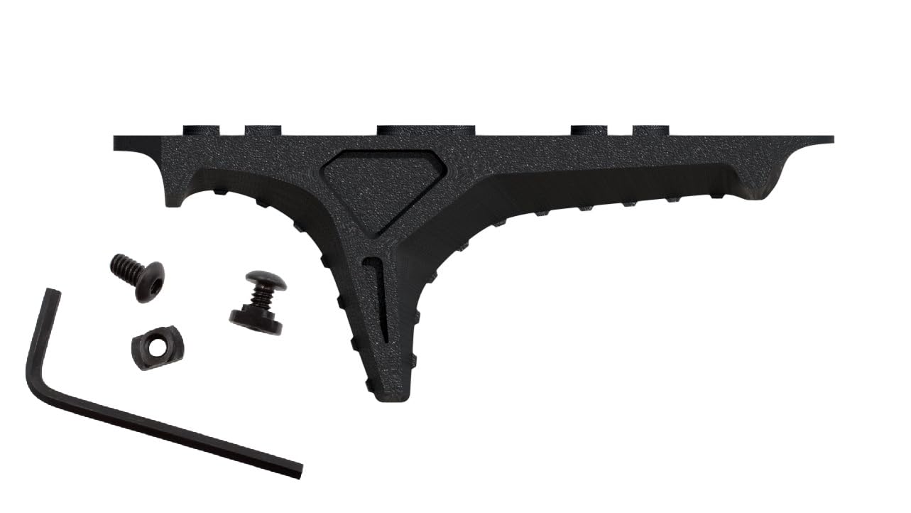 Nerv – Low Profile Archery Accessory, Ergonomic Light Weight Durable for Outdoor Use and Training Rail Mount System (Black, XL Boss)