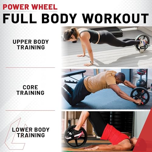 Power Wheel for Full Body Fitness - Strengthen Core & Abs - Standard Packaging