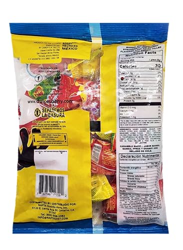 Hard Candy Bag with Chili Powder Center - Mixed Fruit 5.1oz