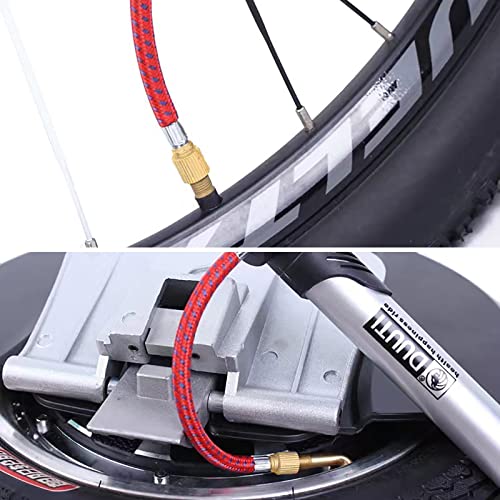 Air Pump Extension Hose for Schrader Valve - 2 Pack