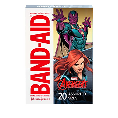 Marvel Avengers Adhesive Bandages - 20 Count for Kids