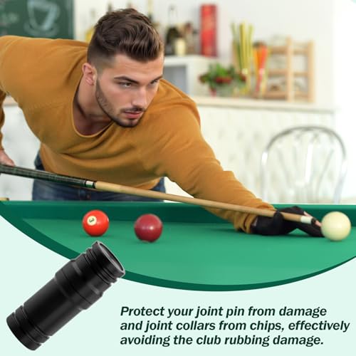 Colaxi 3/8 x 10 Pool Cue Joint Protector Set - Protect Shaft & Joint Threads