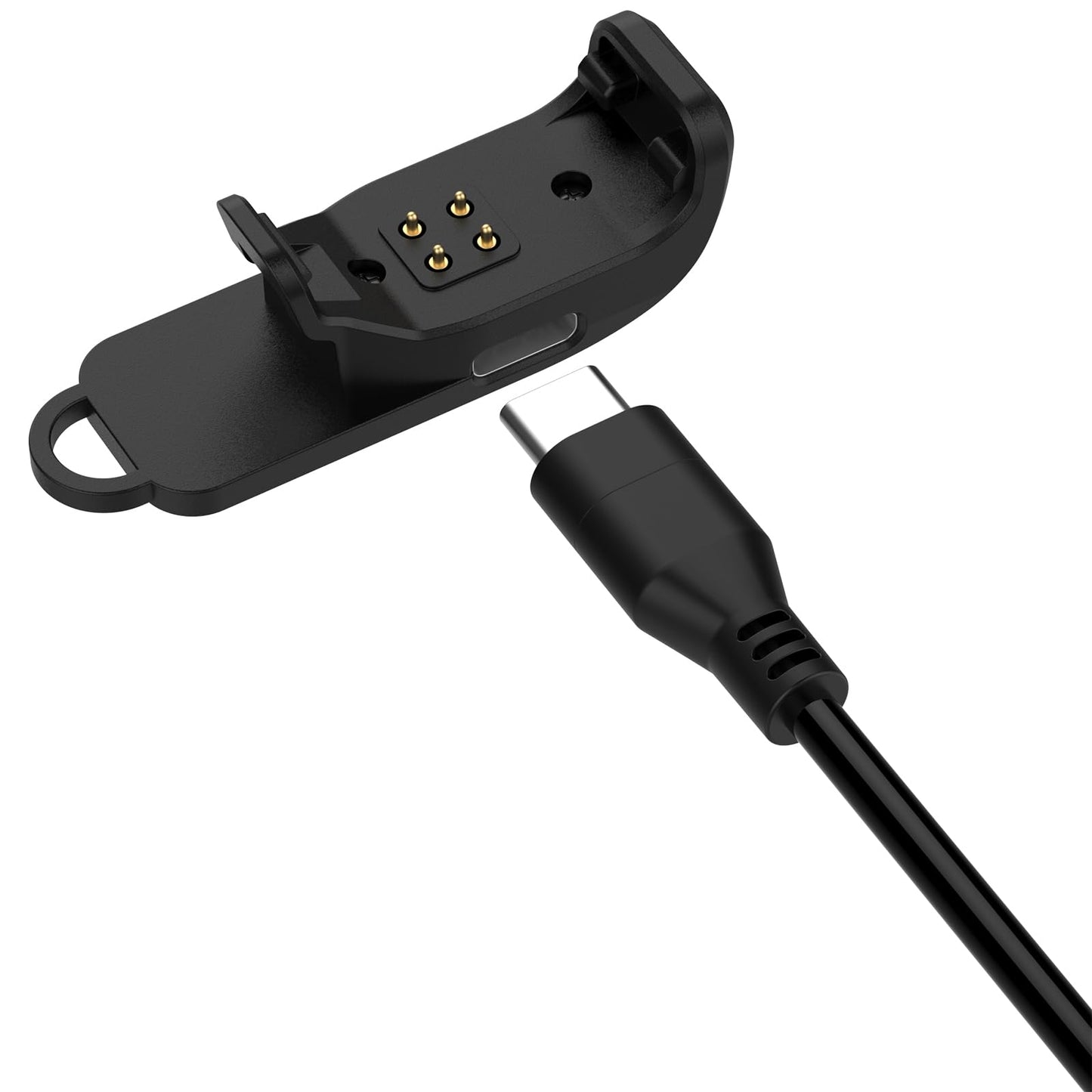 Charger Adapter Compatible for Garmin TT25 T20, Replacment Charging Clip Converter TypeC Dock for Garmin Alpha T20 TT25 Dog Training Collar (Black&Black)