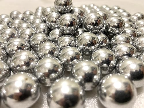 .50 Caliber Aluminum Paintballs - 100 Count, 2.8g Balls for Training & Self Defense