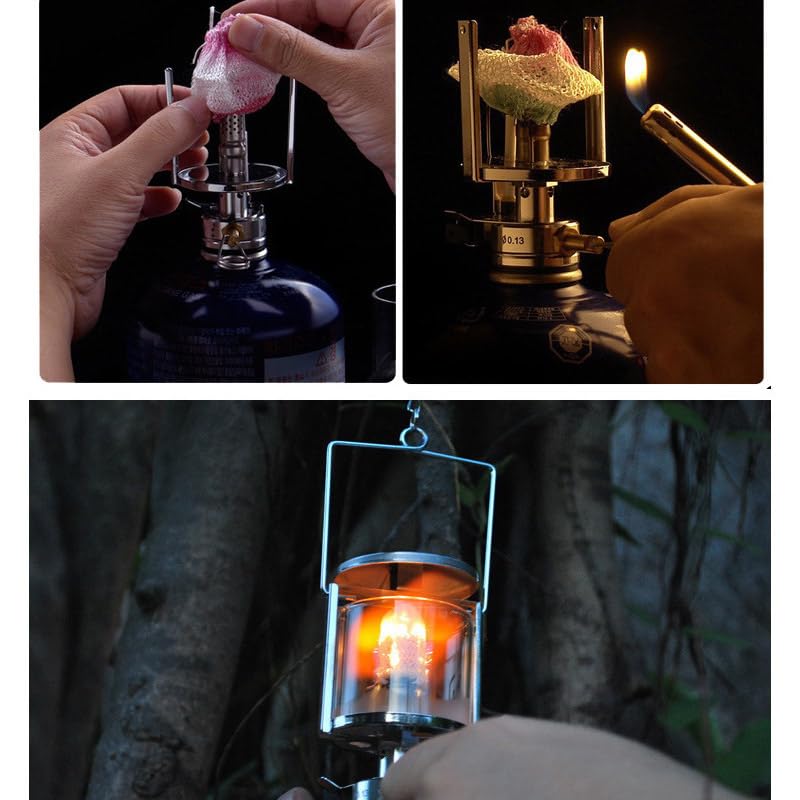 20 Pcs Propane Lantern Mantles - Durable Gas Lamp Covers