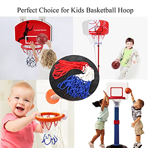 Mini Basketball Hoop Net Replacement - 8 Loops, 8-10.25" Rims