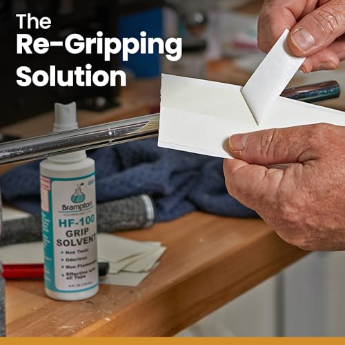 Golf Grip Tape Strips - 15 Pack 2" x 10" Adhesive for Regripping