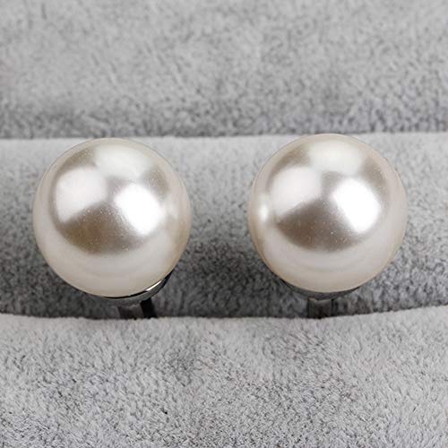 Gold Artificial Pearl Cufflinks for Women - Unisex Design