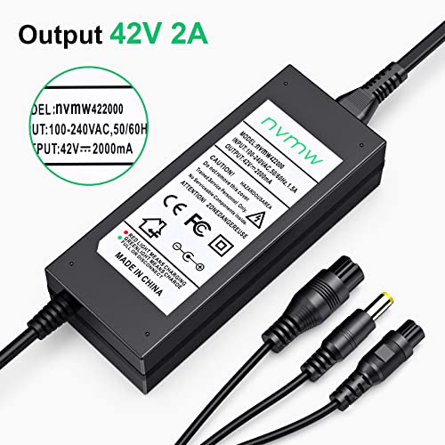 3-in-1 Universal Replacement Charger for 42V 2A E-scooters & Hoverboards