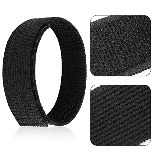 Boot Blousers - Elastic Ankle Strap Blousing Straps, 6 Pcs Black
