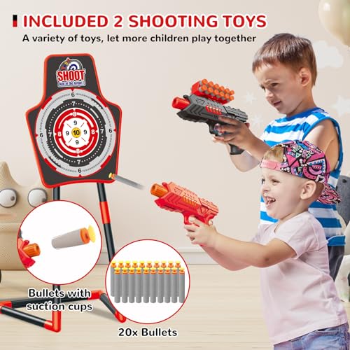 GMAOPHY Red LED Light Up Kids Bow and Arrow Toy Set - 2 Pack for Indoor & Outdoor Play