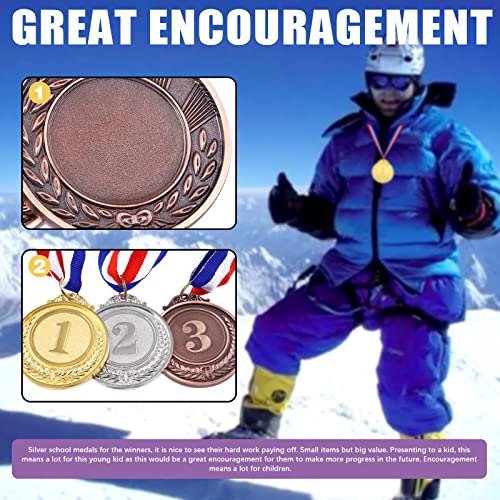 Award Medal Kit - Gold, Silver & Bronze Medals with Ribbons