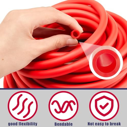 Wesnoy Level 3 Beginner Resistance Tubes 50ft Exercise Band for Yoga, Rehab, Home Workouts