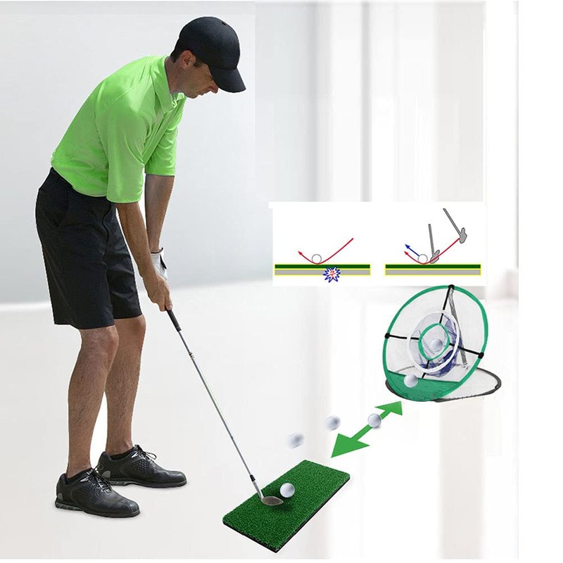 YouKang Golf Chipping Net - Backyard Driving Real Golf Balls, Indoor Outdoor Target Net for Accuracy and Swing Practice
