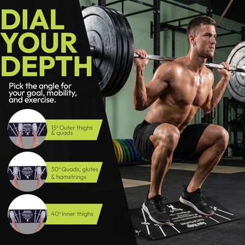 Squat Wedge Block - Non-Slip EVA Slant Board for Deep Squats & Stretches