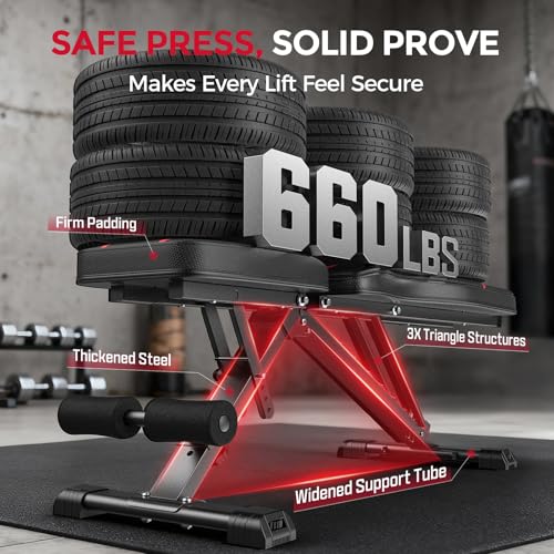 Adjustable Weight Bench for Full Body Workout - Foldable Design