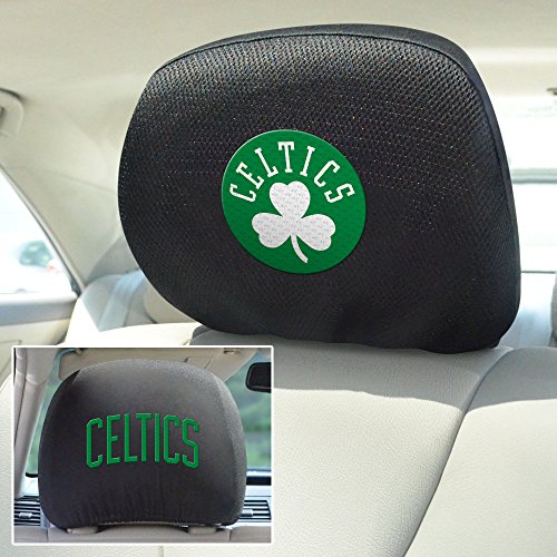Boston Celtics Embroidered Headrest Covers Set - 2 Pieces