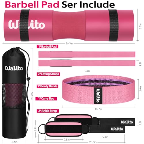 Complete Barbell Pad Set for Hip Thrusts - Gym Accessories