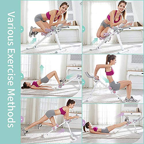 Height Adjustable Ab Trainer - Whole Body Workout Machine - Green