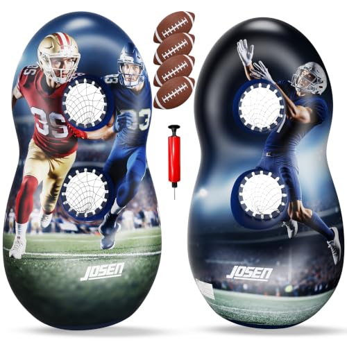 Inflatable Football Target Net Game - Extra Large 63 Inch