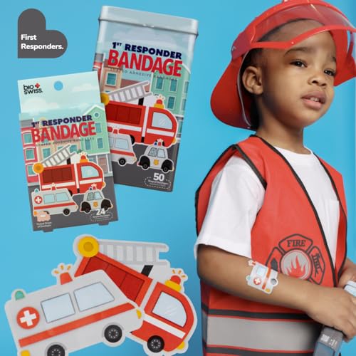 First Responder Adhesive Bandage Set - Latex Free, 24 Count