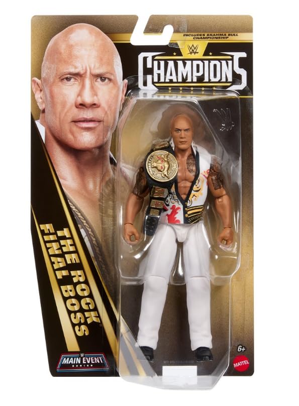 WWE Action Figure - The Rock with People's Championship Title