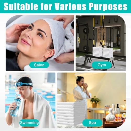 AstrivixDD 10 Pack Disposable Bath Towels 55x27.5 Inch Ultra Soft Travel Towels