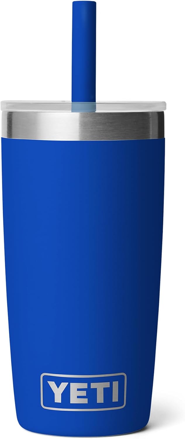 YETI Rambler Jr. 10 Oz Tumbler - Durable Design with Silicone Straw Lid for Easy Drinking