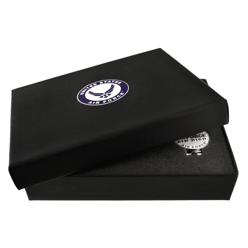PinMart's Officially Licensed Air Force Golf Essentials Gift Set, Golf Divot Tool, Hat Clip, Magnetic Ball Markers, Large Ball Marker with Presentation Box - Gifts and Accessories