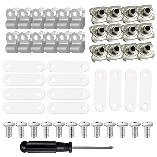 Football & Baseball Helmet Repair Kit with Screws Nuts Gaskets - Fortunemee