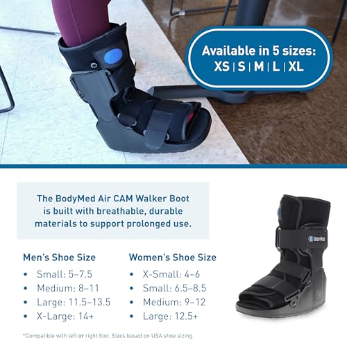 BodyMed Air CAM Walking Fracture Boot Large - Support & Shock Absorption for Foot & Ankle Recovery