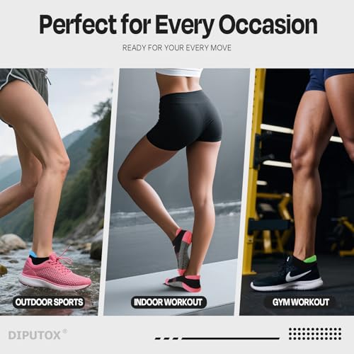Non-Slip Pilates Socks with Grips for Women - Multi02