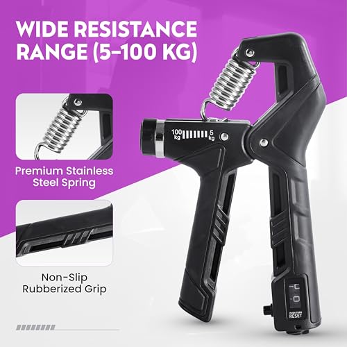 Adjustable Hand Gripper Strengthener 22-220Lbs - Pack A