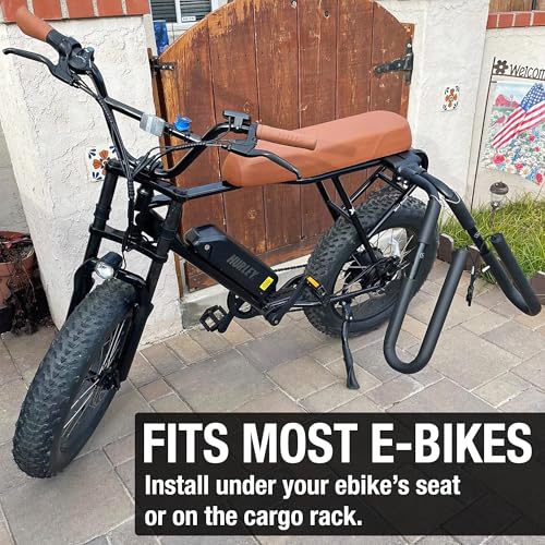 Surfboard Rack for Scooters, Mopeds & eBikes - Black - Easy Install for 8ft Boards