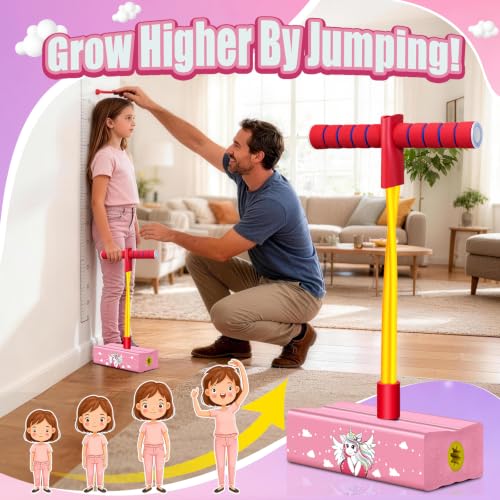 Foam Unicorn Pogo Jumper for Kids Ages 3+ - Outdoor Fun