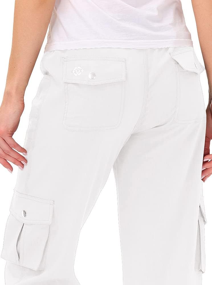 MoFiz Women's Capris - Lightweight Casual Pants with Pockets | Dressy Baggy Cargo for Hiking