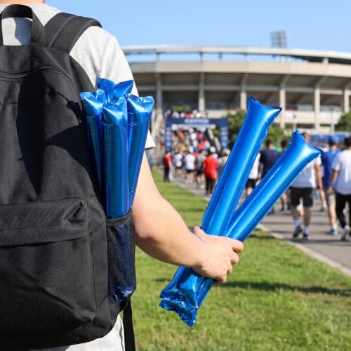 32pcs Blue Inflatable Thunder Sticks - Noise Makers for Sports