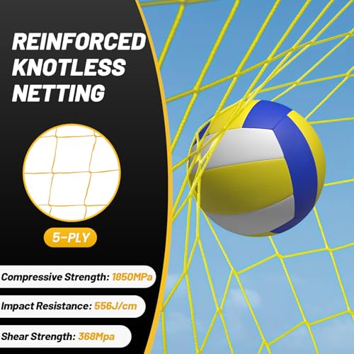 Adjustable Volleyball Net System for Backyard Training