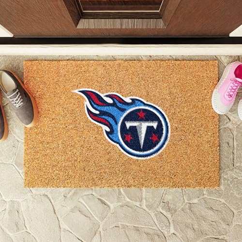 Tennessee Titans Coir Door Mat - 23" x 35" with Team Logo