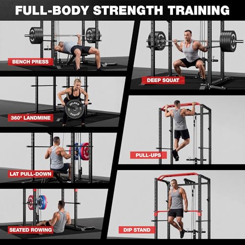 Multi-Function Power Rack with LAT Pulldown - S11 Power Cage