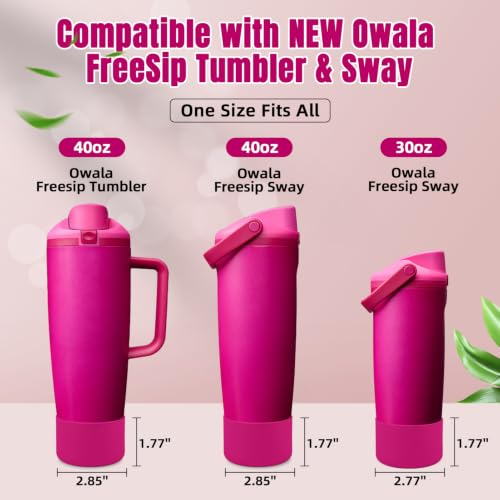 2PCS Silicone Boot for Owala FreeSip Sway Bottles - Read My Lips