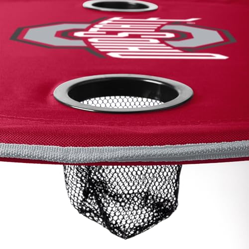 Ohio State Buckeyes Portable Tailgating Table with Cup Holders