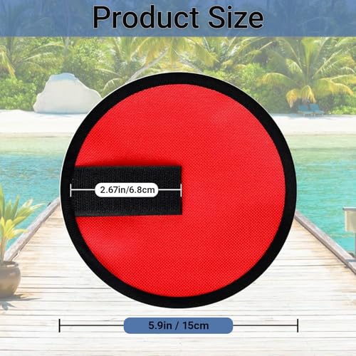 Fishing Lure Wraps - 10 Pcs Hook Protectors in Black & Red