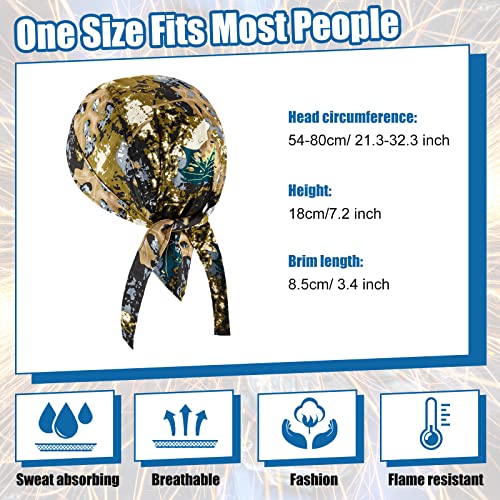 3 Pcs Welding Doo Rag Welding Cap Flame Resistant Cotton Welding Hat for Men Women's Welders Caps Mesh Inside Liner for Welders Caps Electrician Gas Station