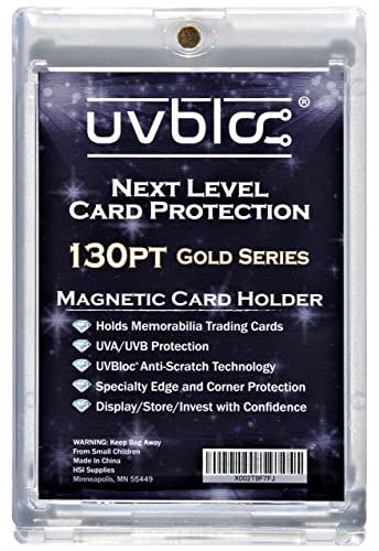 130pt Magnetic Card Holder Sleeves for Jersey & Sports Cards