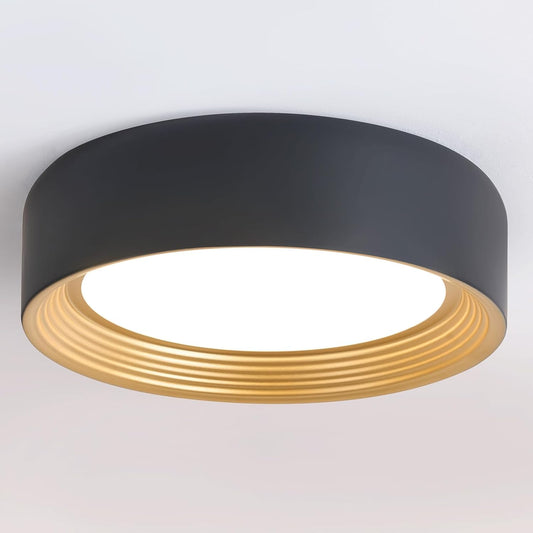 24W Dimmable LED Flush Mount Ceiling Light Fixture - 11.81" Modern 5CCT 3000K-6500K for Kitchen, Hallway & Laundry Room